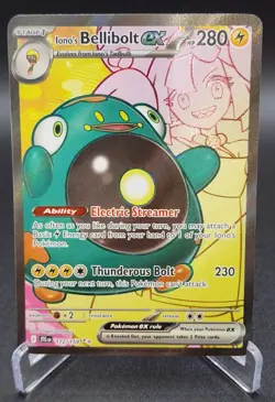 Iono's Bellibolt ex 172/159 SV Journey Together Ultra Rare Holo Pokemon TCG NM - Image 2