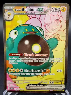 Iono's Bellibolt ex 172/159 SV Journey Together Ultra Rare Holo Pokemon TCG NM - Image 4