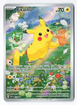 Pikachu 088 - Pokemon Scarlet & Violet Black Star Promo Rare Full Art Holo Foil - Image 1