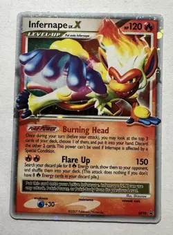 Infernape LV.X DP10 Diamond Pearl Black Star Promo Holo Rare NM Pokemon TCG 2007 - Image 1