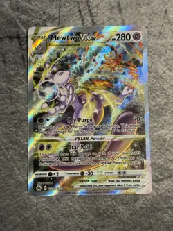 Pokemon TCG - Mewtwo VSTAR GG44/GG70 - Crown Zenith Galarian Gallery NM Card - Image 1