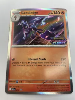Pokemon Phantasmal Flames Prerelease Lot - Ceruledge, Flygon, Toxicity, & Zacian - Image 2