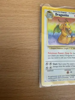 Dragonite 4/62 Fossil Holo Rare Pokemon Card - Original WOTC - Un-Graded - LP - Image 2
