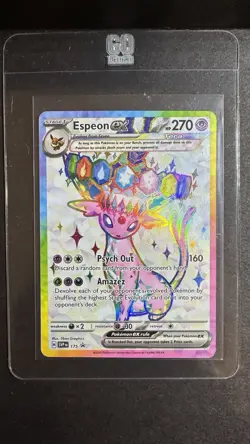 Espeon EX SV Black Star Promo 175 NM Pokemon TCG Prismatic Evolutions - Image 1