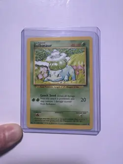 Bulbasaur 1st Edition 44/102 - Pokemon 1st Edition Base Set - Image 1