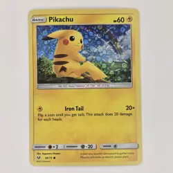 Pikachu 28/73 Holo Common General Mills Promo LP Pokemon - Image 1