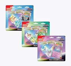 Pokemon TCG Prismatic Evolutions Tech Sticker Collection Set Lot Of 3 Sealed New - Image 1