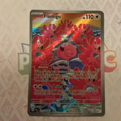 Pokemon TCG Flamigo 227/193 Illustration Rare - Paldea Evolved Scarlet & Violet - Image 1