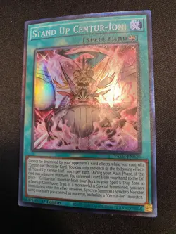 Yu-Gi-Oh! Stand Up Centur-Ion! VASM-EN020 Collector's Rare NM Valiant Smashers - Image 2