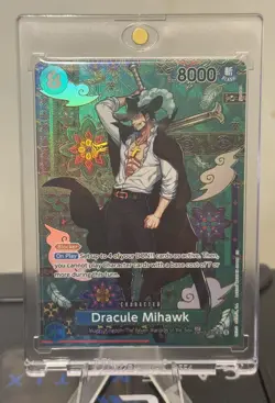 Dracule Mihawk OP12-030 SP - Alternate Art - One Piece Card English - Image 1