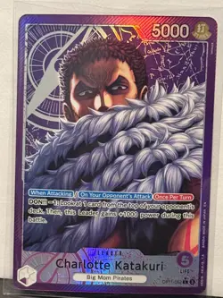 Charlotte Katakuri (062) (Alternate Art) OP11-062 A Fist of Divine Speed Foil - Image 1