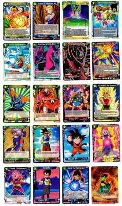 LOT OF 20 - DRAGON BALL SUPER CARD GAME TCG TRADING CARDS - Image 1