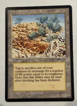 Magic the Gathering Arabian Nights Diamond Valley LP MTG - Image 1