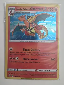 Special Delivery Charizard SWSH075 Pokemon Sword & Shield Promo Sealed - Image 1