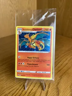 POKEMON SPECIAL DELIVERY CHARIZARD SWSH075 Sword & Shield Promo Factory Sealed - Image 1