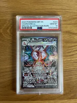 2023 POKEMON PSA 10 OBSIDIAN FLAMES #223 CHARIZARD EX SPECIAL ILLUSTRATION RARE - Image 1
