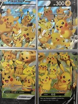 Pokemon TCG V-UNION Promo Holo Lot 12 Cards Pikachu Morpeko Zacian SWSH - Image 2