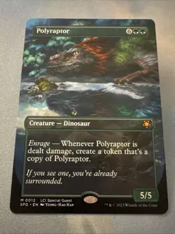 Polyraptor - Full Art - Ixalan - Mythic Rare - NM - MTG #12 - Image 1