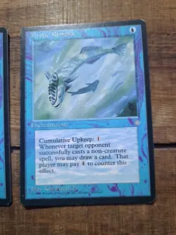 MTG Set of x3 Ice Age Mystic Remora 1995 - Image 4