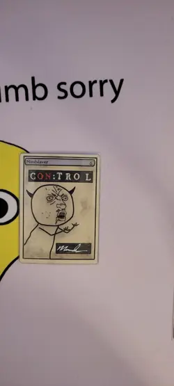 MTG ALTER: Mindslaver, by Mr. Forest. Full art alter - Image 1