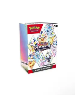 10x Pokemon TCG: Scarlet & Violet Prismatic Evolutions Booster Bundle In Hand - Image 1