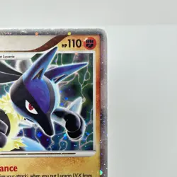 Lucario LV.X DP12 Diamond & Pearl Black Star Promo Holo Pokemon Card LP/NM - Image 3