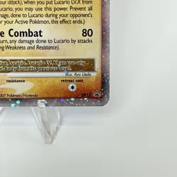 Lucario LV.X DP12 Diamond & Pearl Black Star Promo Holo Pokemon Card LP/NM - Image 4