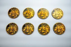 Pokemon Official TCG Coins Lot Of 8 -- Lycanroc - Image 2
