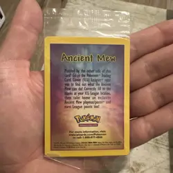 Pokemon TCG Ancient Mew Pokemon the Movie 2000 Promo Card NEW SEALED - Image 2