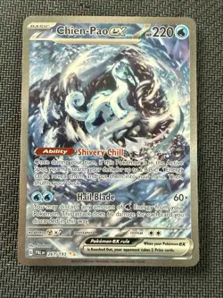Pokemon Chien-Pao EX 261/193 Sv02 Paldea Evolved Special Illustration Rare - Image 1