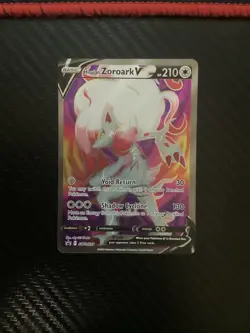 Pokemon TCG Hisuian Zoroark v Sword & Shield SWSH297 Holo Promo NM - Image 1