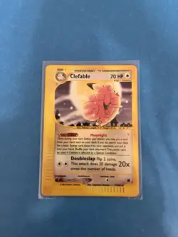 Pokemon TCG Clefable Expedition 41/165 Reverse Holo Rare 2002 MP - Image 1