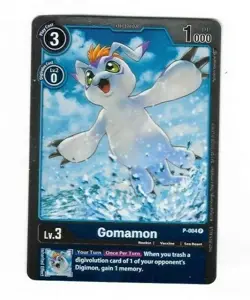 Lot of 6 Digimon Promo Card Game P-001 P-002 P-003 P-004 P-005 P-006 Gomamon - Image 4