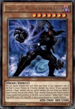 Radian, the Multidimensional Kaiju Rare Mixed Eds / Mixed Sets Yu-Gi-Oh! - Image 1
