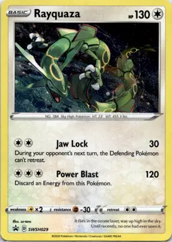 Rayquaza Promo SWSH: Sword & Shield Promo Cards SWSH029 NM - Image 1