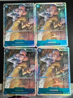 EB01-022 Inazuma One Piece TCG Card Game x4 Playset - Image 1