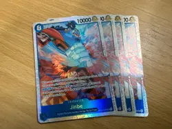 4 X Jinbe (OP14-049 SR) - Azure Sea's Seven (One Piece) ENGLISH - Image 1