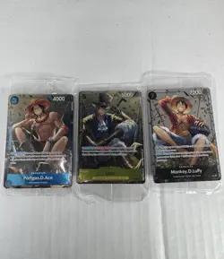 One piece mini tin promo vol 2 Set Of 3 Op-13 ENGLISH Luffy, Sabo, Ace - Image 1