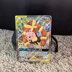 Pokemon TCG Mega Lopunny & Jigglypuff GX Tag Team 226/236 Cosmic Eclipse - Image 1