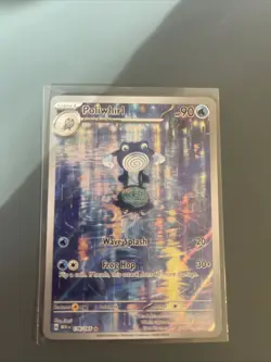 Pokemon TCG Poliwhirl Full Art 176/165 151 Card NM/M Condition - Image 1