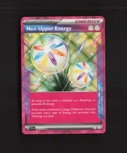 Neo Upper Energy 162/162 Temporal Forces Ultra Rare Holo Pokemon Card NM - Image 1