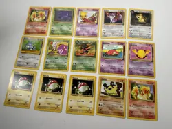 Lot Of 15 Vintage Team Rocket Non-Holo Pokemon Cards - Image 1