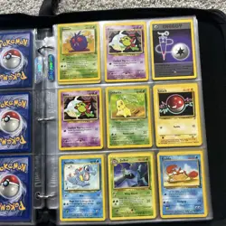 Vintage Pokemon TCG Collection 300+ Cards 1998-2000 Base Set W/binder - Image 4