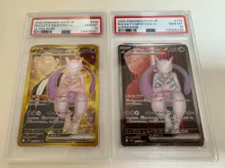PSA 10 Pokemon Card Team Rocket's Mewtwo ex UR SR SEQ set 130/098 Glory sv10 - Image 1