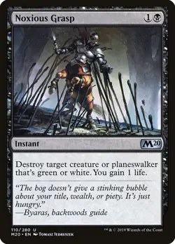 NOXIOUS GRASP mtg NM-M M20 Magic Core Set 2020 1 Unc - Image 1