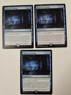 Court of Cunning Commander Legends Regular Rare. NM. 063. X3 - Image 1