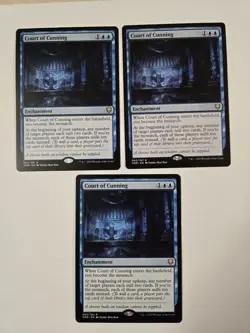 Court of Cunning Commander Legends Regular Rare. NM. 063. X3 - Image 2