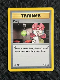Pokemon TCG Mary 87/111 1st Edition Neo Genesis (English) - NM - Image 3