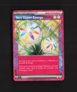 Neo Upper Energy 162/162 Temporal Forces Ultra Rare Holo Pokemon Card NM - Image 1