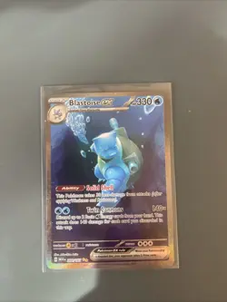 Pokemon Scarlet & Violet 151 TCG Blastoise EX 200/165 Sir Special Illustration - Image 1